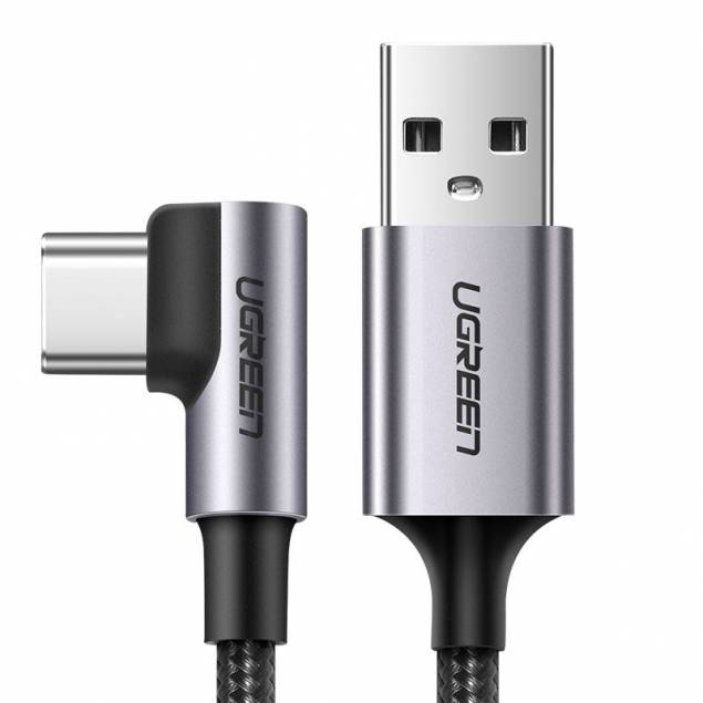 UGREEN Cable USB C 3.1, 2M Cable Tipo C a USB A 2.0 Carga Rapida, Nylo