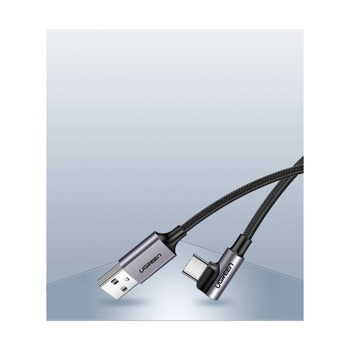 Ugreen cable USB – USB Type C 2 A 2m black cable
