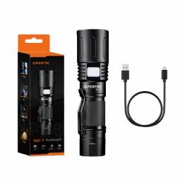 Superfire X60-T powerful, waterproof and rechargeable flashlight - 1500lm