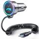 Joyroom 3-in-1 car charger - USB, USB-C ...