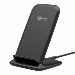Choetech 15W Qi wireless charger stands for 2 positions - Black