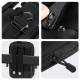 Belt bag for hikers, geocachers, cyclists etc. with iPhone space - Black