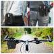 Belt bag for hikers, geocachers, cyclists etc. with iPhone space - Black
