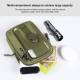 Belt bag for hikers, geocachers, cyclists etc. with iPhone space - Green