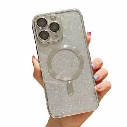 iPhone 11 Pro MagSafe Glitter cover - Silver