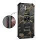 Extra protective iPhone 12/12 Pro cover with kickstand - Green camo
