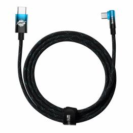 Baseus MVP hardened USB to USB-C cable with angle - 2m - Red