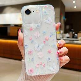 iPhone 7/8/SE 20/22 protective cover - Flowers and butterflies