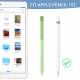 Apple Pencil 1 silicone cover from Stoyobe - green gradient