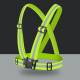 Adjustable reflective vest / harness for both adults and children - Yellow