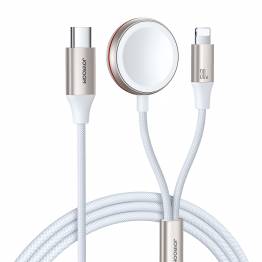  Cable with iPhone charger and Apple Watch charger from Joyroom