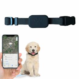 Collar with built-in MFi certified AirTag for pets - Black