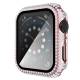 Apple Watch 4/5/6/SE 40mm cover and protective glass w diamonds - Silver