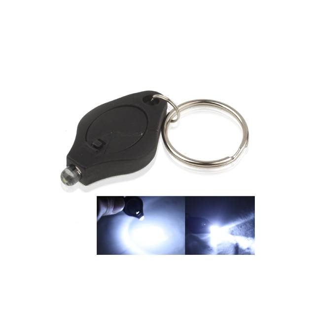 Mini keychain flashlight - Black