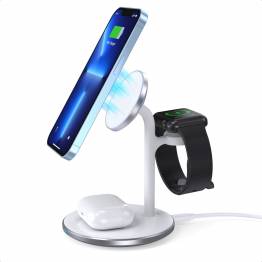 Choetech 3-in-1 wireless charger for iPhone 12/13/14/15, AirPods, and Watch