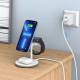 Choetech 3-in-1 wireless charger for iPhone 12/13/14/15, AirPods, and Watch