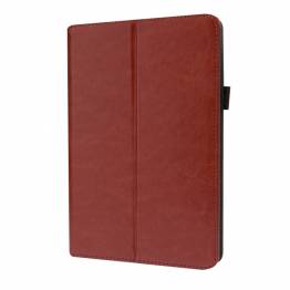  iPad Mini 6 cover with flap and Pencil space - Brown faux leather