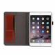 iPad Mini 6 cover with flap and Pencil space - Brown faux leather