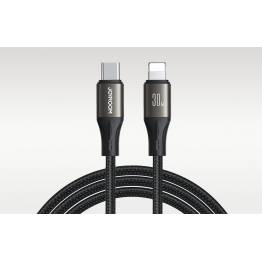  Joyroom Light-Speed woven USB-C to Lightning cable - 2m - Black