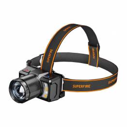 Superfire HL06 rechargeable and waterproof headlamp with hands-free sensor - 500lm