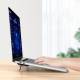 Self-adhesive and foldable MacBook stands - 2 pcs - Black