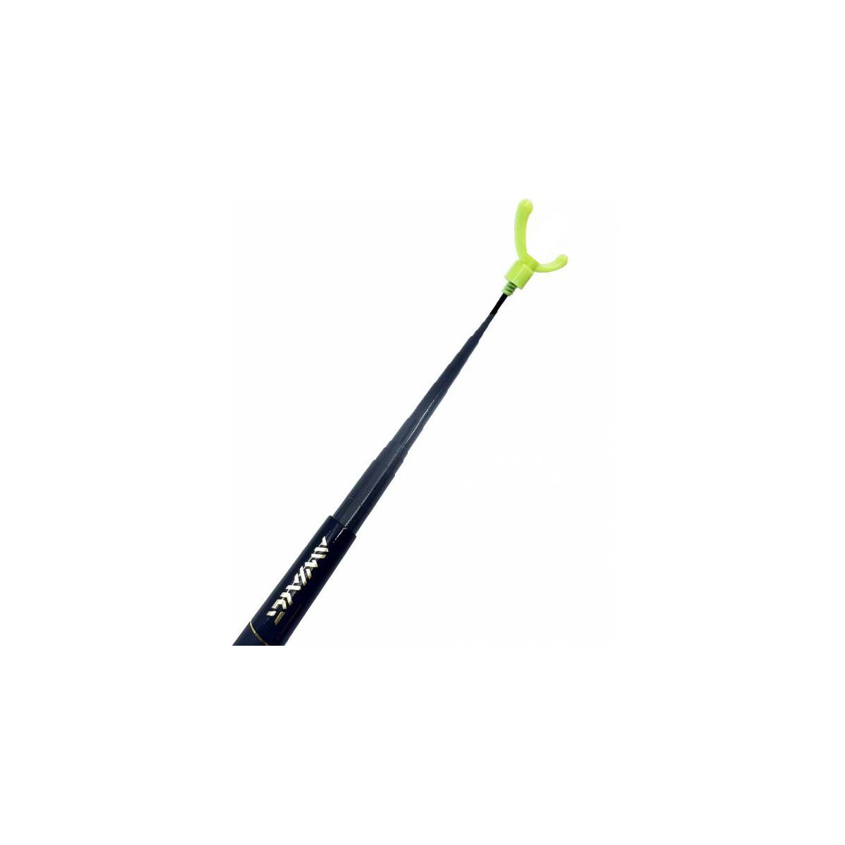 Telescopic pole/extractor for geocaching in fiberglass with fitted