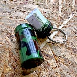  Waterproof container for pills or geocaching (bison) - Camo