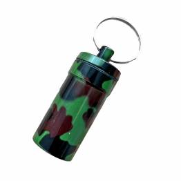 Waterproof container for pills or geocaching (bison) - Camo