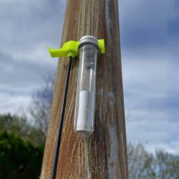  2-way hook for geocaching extractor incl thread for mounting - 3D printed