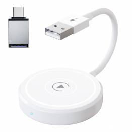 Wireless Apple CarPlay dongle incl. USB-C to USB 3.0 adapter