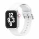 Silicone strap with metal buckle for App...