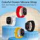 Ocean Silicone Strap for Apple Watch 42/44/45/49mm - White