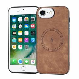 iPhone 7/8/SE 20/22 MagSafe cover in brown faux leather
