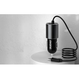  Dudao car charger with USB-A port and fixed 80cm Lightning cable - 17W