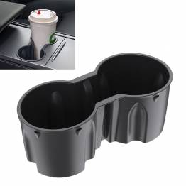 Double cup holder for Tesla Model 3 and Model Y 2021-2022 - Black