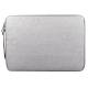 MacBook 14" sleeve in soft Oxford fabric with 3 pockets - Light grey