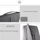 MacBook 14" sleeve in soft Oxford fabric with 3 pockets - Light grey