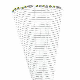 10 pcs geocaching log strips in water-resistant paper - 108 logs - 3cm