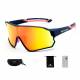 RockBros Polarized Cycling Glasses with Case - Black/Yellow