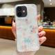 iPhone 11 protective case - Flowers and glitter stars