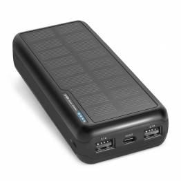 SBS power bank with solar cells - 20,000 mAh