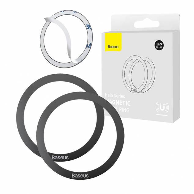 Reinforcing MagSafe metal ring for iPhone and other smartphones - 2 pcs