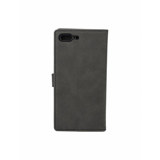 iPhone 7/8 Plus cover med kortholder - med Spænde Sort