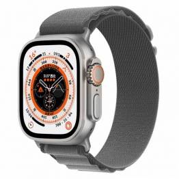 Apple Watch Ultra Nylon Loop Strap - Gray/Gray