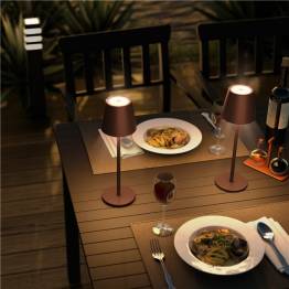  Rechargeable and waterproof table lamp with touch control - Bronze