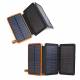 20,000mAh solar power bank with USB, USB-C & LED flashlight