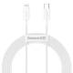 Baseus Superior USB-C to Lightning cable - 2m - White