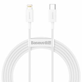 Baseus Superior USB-C to Lightning cable - 2m - White