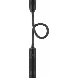  Flexible LED flashlight with zoom and magnetic handle for repairs and geocaching