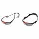 RockBros polarized cycling glasses with 4 lenses, case, and frame for prescription lenses - Black/Red